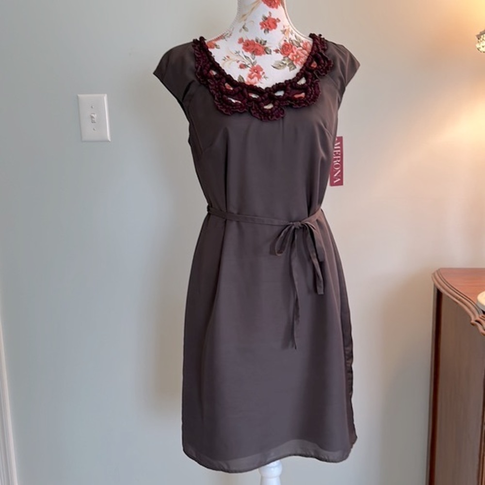 Merona Collection Dress Scoop Neckline Size 10